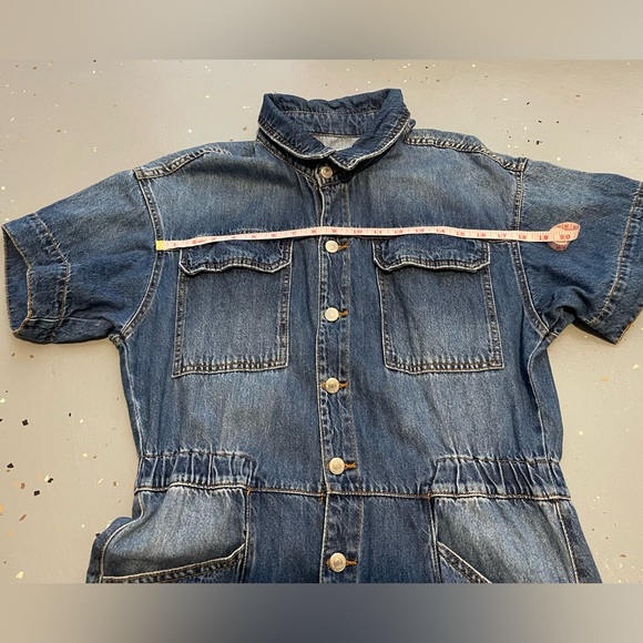 Free People Marci Denim Jumpsuit - Picture 12 of 12